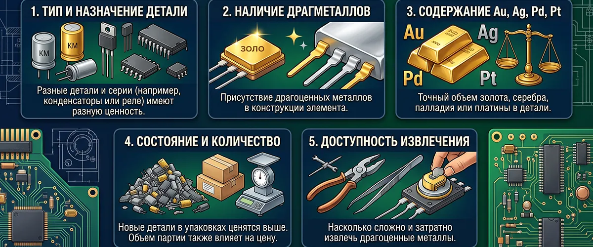 От чего зависит стоимость советских радиодеталей | ООО «СПЕКТР ДМ»